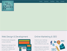 Tablet Screenshot of littlewebgiants.com